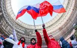 Митинг-концерт на стадионе «Лужники» в Москве собрал более 200 тысяч человек