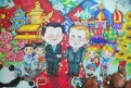 Китайские участники фестиваля «Детство на Амуре» нарисовали Президента Владимира Путина