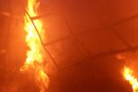 Ночной пожар в гараже ромненской администрации едва не уничтожил трактор и грейдер