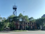 Ремонт столетней каланчи: в Благовещенке сняли обшивку со старинной пожарной башни