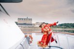 По новым традициям: пять китайских и пять русских пар отрепетировали свои свадьбы на границе Амура