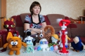 Наталья Савенко мечтает связать миллион игрушек.