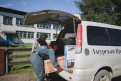 АП доставила пострадавшим мазановцам подарки от Ставропольского  медуниверситета.