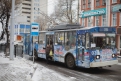 Пустить троллейбусы по ул. Ленина задумали еще в 2004 году.