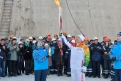 Амурская область участвовала в эстафете олимпийского огня. Его принимали строители космодрома.