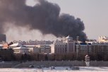 В Хэйхэ сильный пожар: клубы дыма видны в Благовещенске (обновлено)