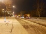 За ночь с благовещенских дорог вывезли 56 кубометров снега