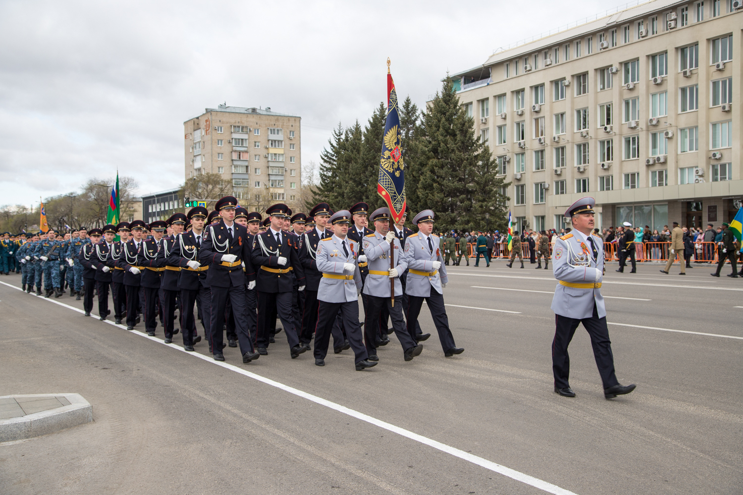 Парад Победы в Благовещенске 2015