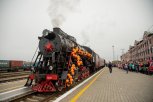 Наш паровоз вперед летит: исторический локомотив встретили в Благовещенске