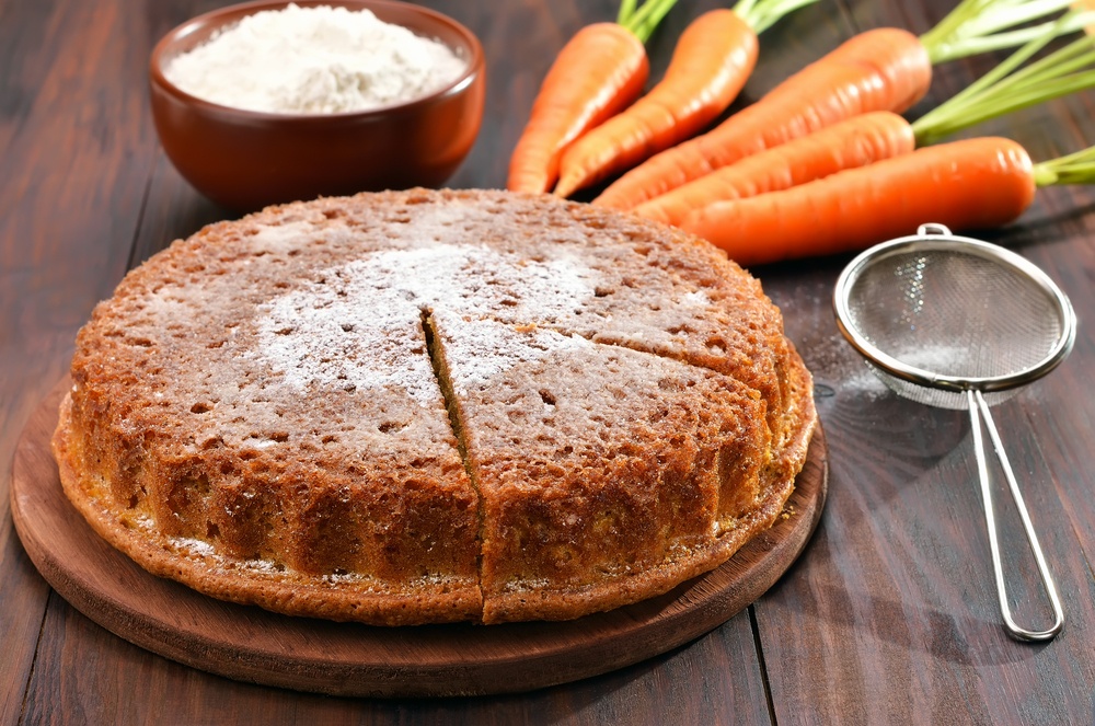 Морковный пирог на кефире