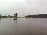 В Белогорске вода перекрыла проезд к поселку Остров Старица