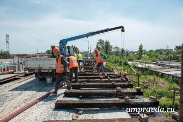 Строительство мостов на транссибе