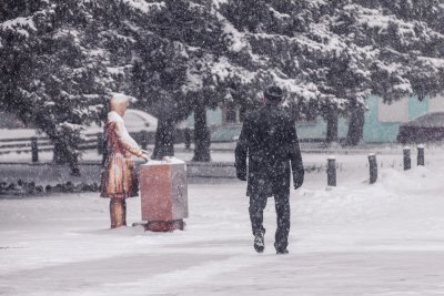 Восточный гость принес в Приамурье облачность, снег и сильный ветер до 20 метров в секунду