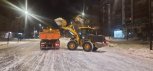 После снегопада за ночь с улиц Благовещенска вывезли полтысячи кубометров снега