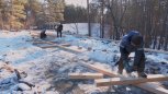 Золотой ремонт: в Приамурье в суровые морозы идут работы одном из самых крупных детских лагерей