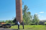 В Черняеве снесли аварийную водонапорную башню
