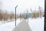 Новую пешеходную зону оборудовали по дороге в детскую поликлинику Сковородина
