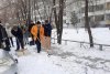Ученики 14 благовещенских школ и студенты вышли на уборку города от снега