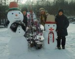 В Благовещенске объявили конкурс снеговиков: АП публикует фото первых претендентов на победу