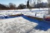 Вандалы разгромили каток в селе Белогорского округа