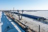 На новом мосту через Зею за сутки забетонировали два участка плиты проезжей части
