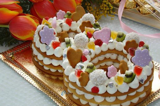 Бисквитный торт с маскарпоне - рецепты с фото