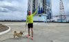 Путешественник Руслан Шакин пробежал на космодроме 21,1 километра символично за 108 минут