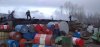 В Февральске из пожара на складе вынесли 25 баллонов с пропаном
