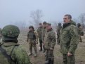 Василий Орлов с бойцами во время поездки в Донбасс. Фото: amurobl.ru