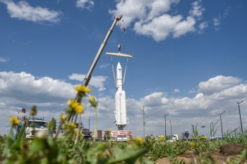 В Благовещенске установили «Ангару» (фото, видео)