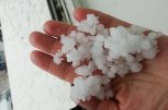 Ливень с градом прошел в Благовещенске