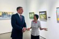 Губернатор Василий Орлов посетил выставку русских художников в Харбине. Фото: amurobl.ru
