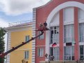На окрашивание фасада ДШИ в Белогорске ушло 500 килограммов краски. Фото: администрация Белогорска