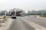 Из-за доставки гигантского оборудования на Амурский ГХК перекрывали автотрассу на Свободный