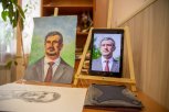 В Благовещенске прошел мастер-класс по написанию портрета Василия Орлова (фото работ)