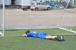 В Благовещенске на ребенка упали футбольные ворота