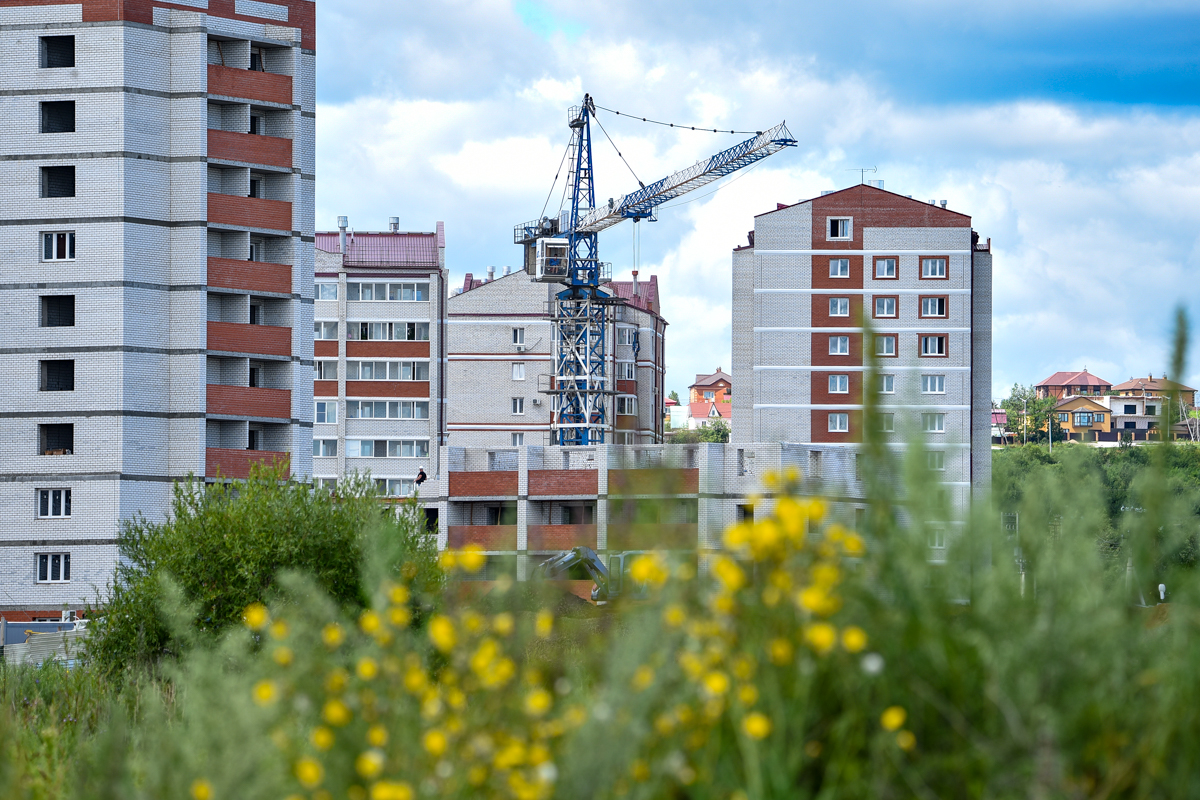 Амурская область опережающими темпами вводит новое жилье в эксплуатацию. Фото: Алексей Сухушин