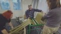 Евгений Матюхин сделал станок для нарезки ткани. Фото: t.me/presssluzhba