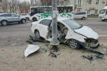 Виновник аварии в центре Благовещенска заплатит 50 тысяч рублей за поврежденный светофор