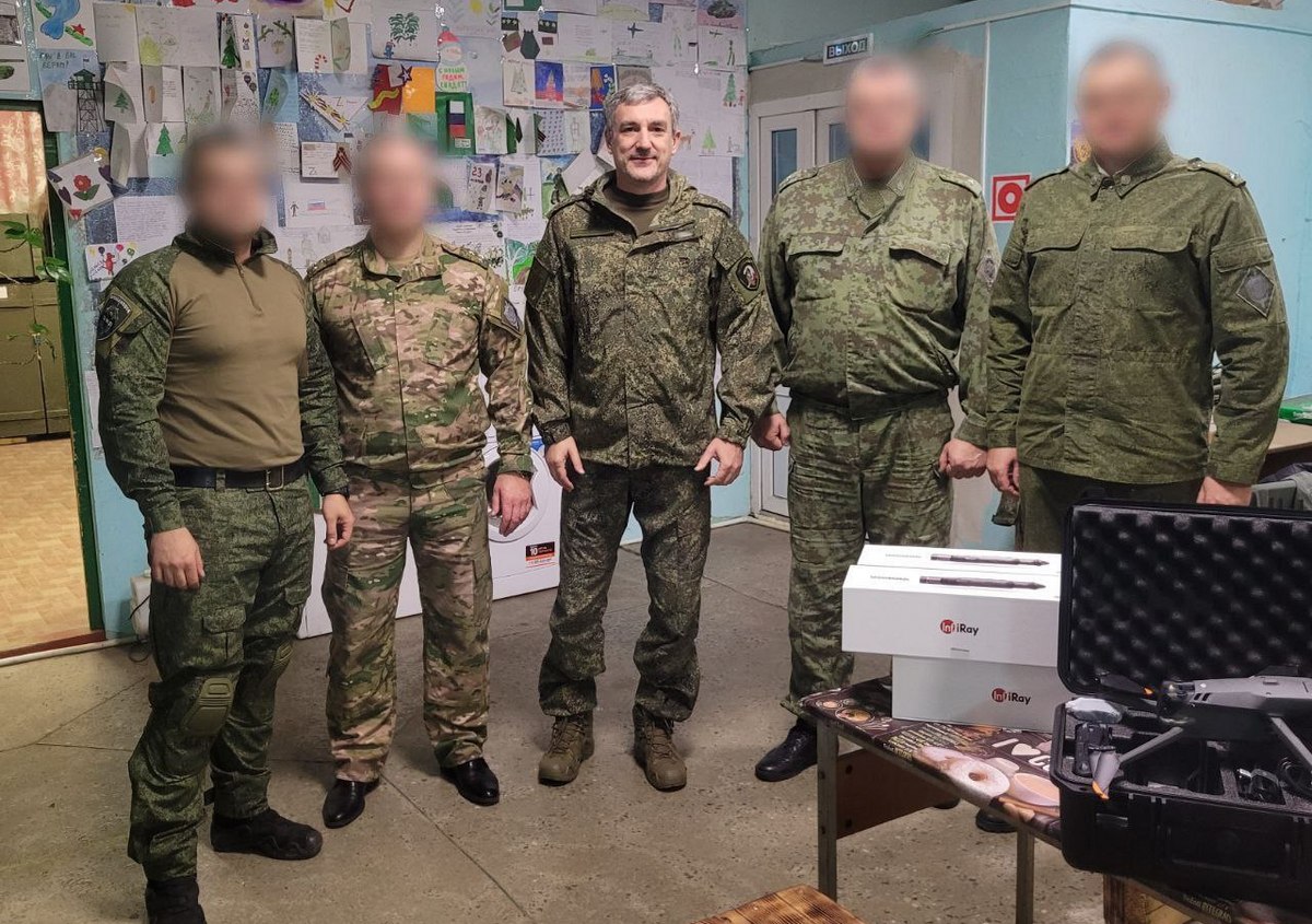 Губернатор Приамурья встретился с пограничниками в Брянской области. Фото: t.me/OrlovAmur