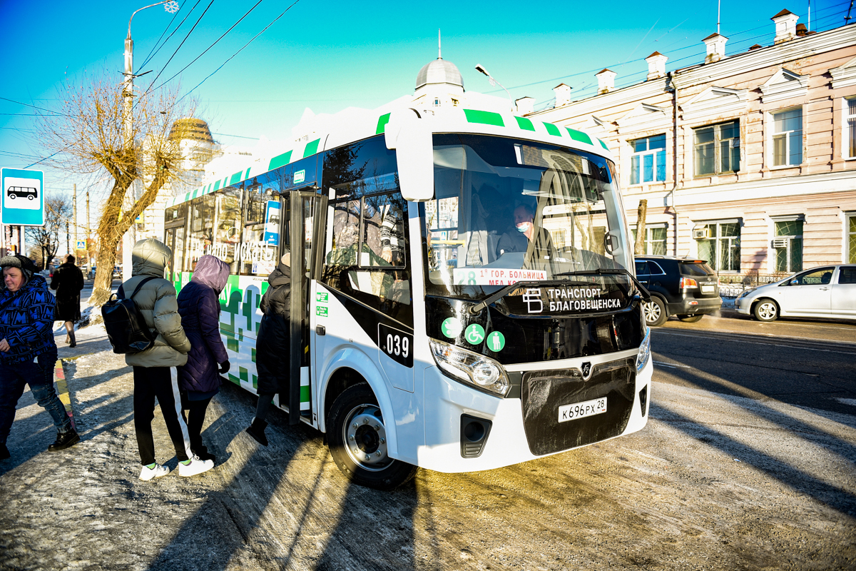 Благовещенск пополнится девятью новыми автобусами. Фото: Алексей Сухушин