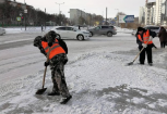 Более пяти километров тротуаров очистили от снега в Благовещенске