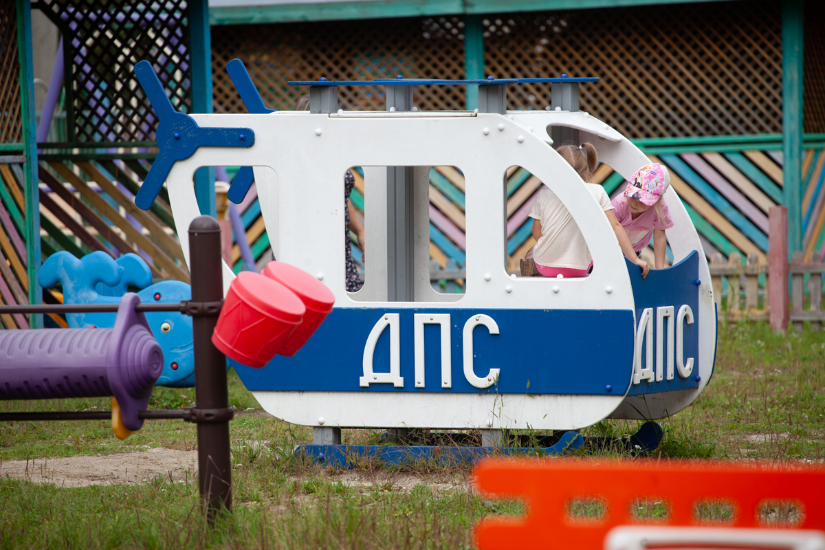 Игровая площадка в детсаду Возжаевке — одна из лучших в стране. Фото: архив АП