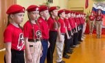 В честь Дня защитника Отечества в Приамурье школьников посвятили в ряды «Юнармии»