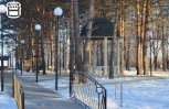 В Нижней Полтавке за три года обустроен парк с ротондой и световым фонтаном