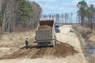 В Зейском округе вода ушла с дороги к селу Ивановка