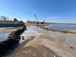 В Архаринском округе вода перелилась через участок дороги Новоспасск — Иннокентьевка