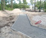 В  Серышеве наполовину готов новый парк на месте пустыря
