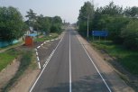 Связывающая Тамбовский и Благовещенский округа дорога получила новое покрытие и систему водоотвода