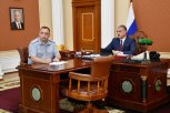 Губернатор встретился с новым начальником УФСИН по Амурской области Романом Семёновым